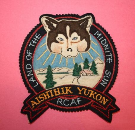 WW2 RCAF Aishihik Yukon Patch- NW Staging Route - Crest Craft