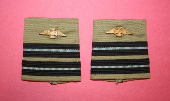 WW2 RCAF Chaplain Flight Lt Rank Slip-Ons