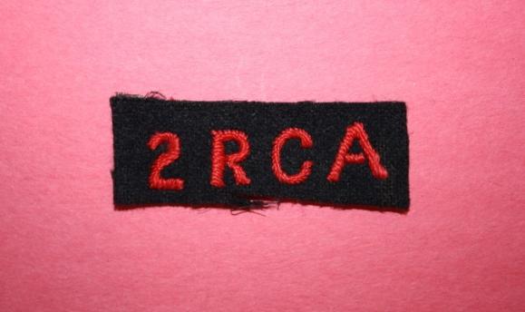 2 RCA Cloth Shoulder Title