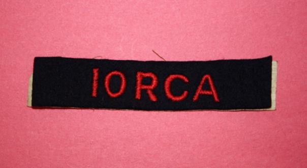 10 RCA Cloth Shoulder Title