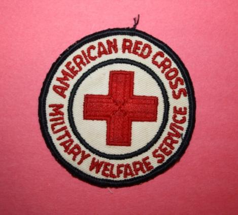 WW2 American Red Cross Military Welfare Service Cloth Patch