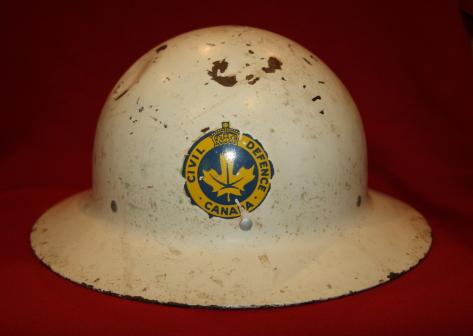 1950's Canadian Civil Defence Helmet - WW2 Decal