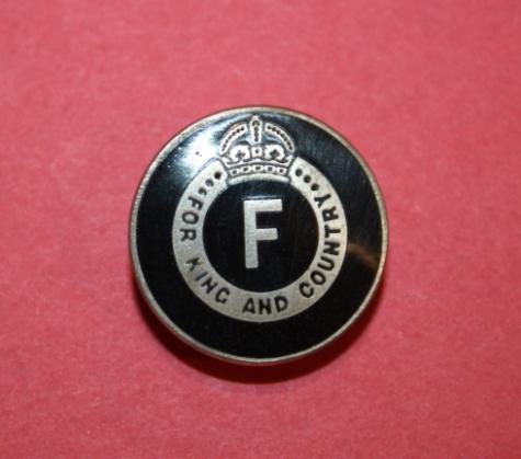 WW2 British Union of Fascists Lapel Pin - 