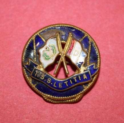 WW2 TSS LETITIA Sweetheart Pin