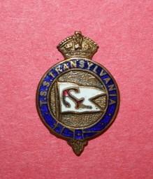 WW1 TSS TRANSYLVANIA Ships Pin