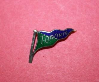 WW1 era TORONTO Pin - Sterling and enamel