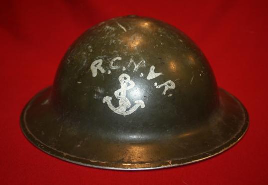 WW2 RCNVR named MK II helmet - CLC 1940