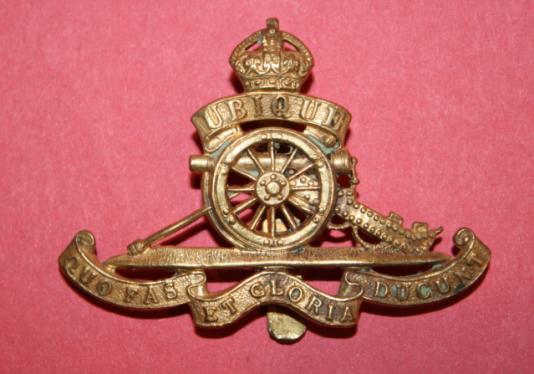 WW1 Royal Canadian Artillery Cap Badge