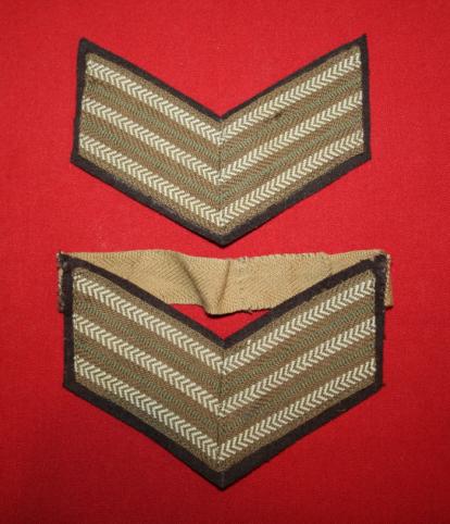 WW2 CWAC Sgt Rank Pair