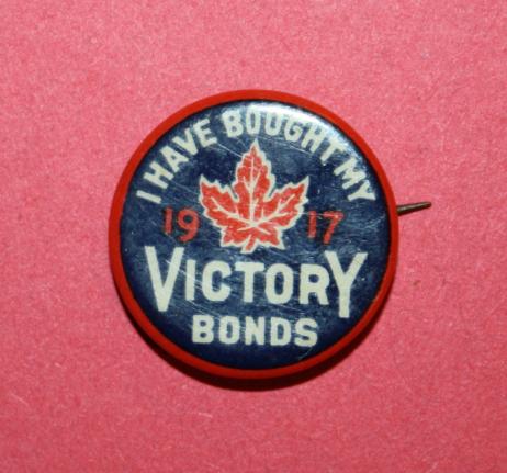 1917 Canadian Victory Bonds Pin.