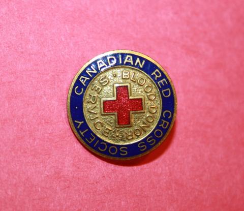 WW2 Canadian Red Cross Society Blood Donor Service Pin