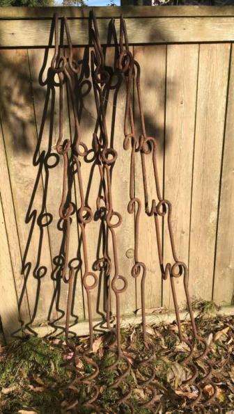 WW1 British Trench Corkscrew Pickets