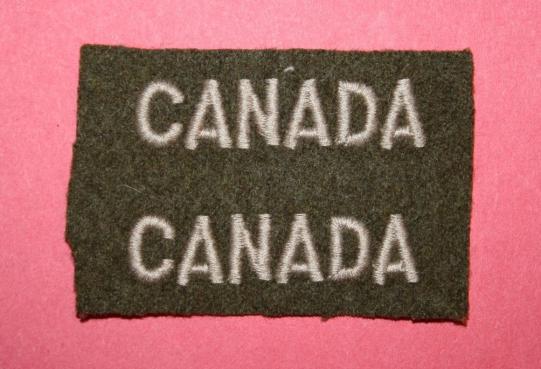 WW2 Army CANADA Titles 