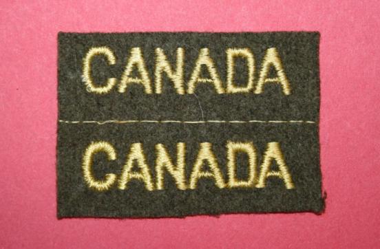 WW2 Army CANADA Titles  - Cadet Services?