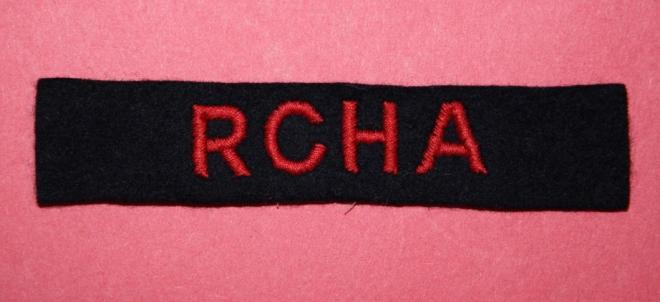WW2 RCHA Shoulder Title