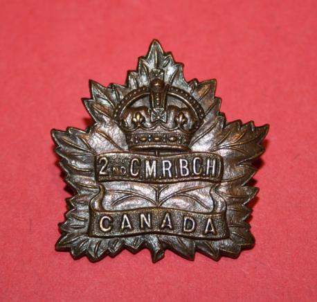 CEF 2nd CMR (BC) Cap Badge