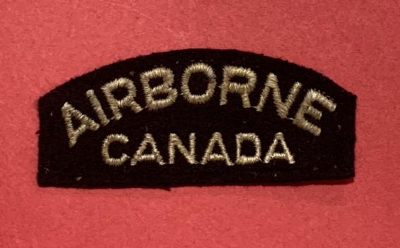 WW2 Airborne Canada Cloth Shoulder Title