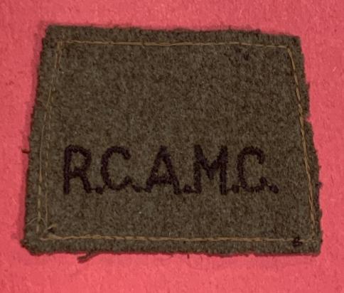 RCAMC Slip on Shoulder Title