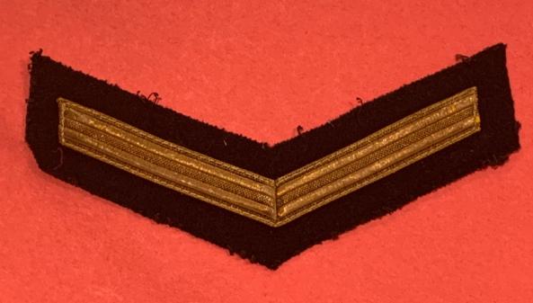 WW2 RCN Good Service Chevrons - Gold Embroidered