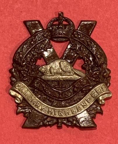 WW2 Calgary Highlanders Cap Badge