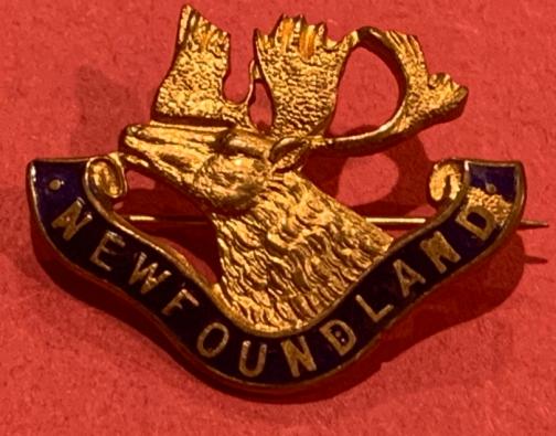 WW1 Newfoundland Regiment Sweetheart Pin