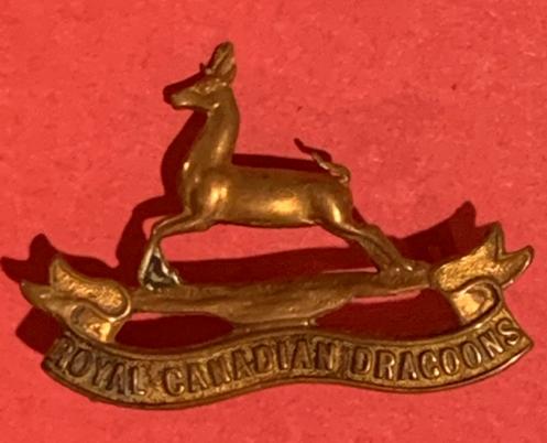 Royal Canadian Dragoons RCD Cap Badge