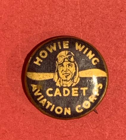 WW2 Howie Wing Cadet Aviaton Wing Pinback
